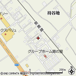 秋田県潟上市天王持谷地1-68周辺の地図