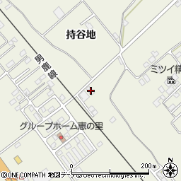 秋田県潟上市天王持谷地249周辺の地図