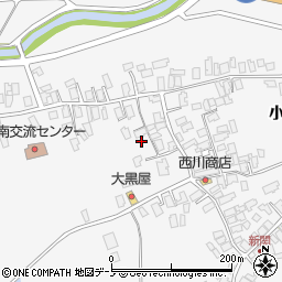 秋田県潟上市昭和大久保新関堰の外43周辺の地図