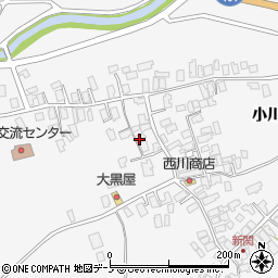 秋田県潟上市昭和大久保新関堰の外41周辺の地図
