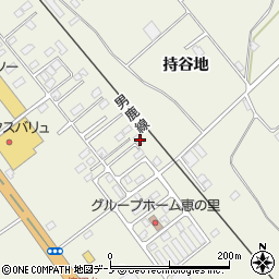 秋田県潟上市天王持谷地1-65周辺の地図