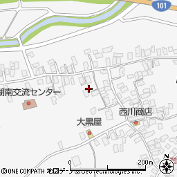 秋田県潟上市昭和大久保新関堰の外39-1周辺の地図