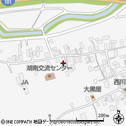 秋田県潟上市昭和大久保新関堰の外81周辺の地図