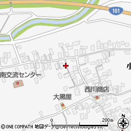 秋田県潟上市昭和大久保新関堰の外32周辺の地図