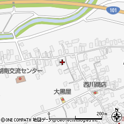 秋田県潟上市昭和大久保新関堰の外32-1周辺の地図