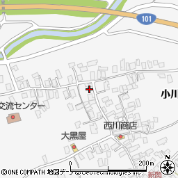 秋田県潟上市昭和大久保新関堰の外20周辺の地図