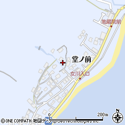 秋田県男鹿市船川港女川堂ノ前40周辺の地図