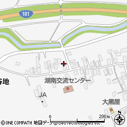 秋田県潟上市昭和大久保新関堰の外85周辺の地図
