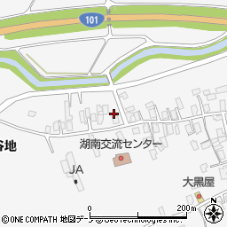 秋田県潟上市昭和大久保新関堰の外85周辺の地図