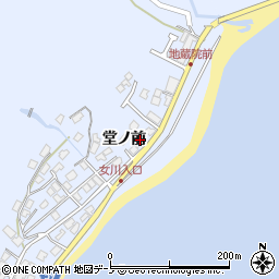 秋田県男鹿市船川港女川堂ノ前25-14周辺の地図