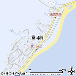 秋田県男鹿市船川港女川堂ノ前28周辺の地図