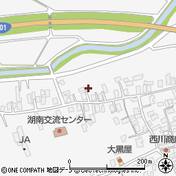 秋田県潟上市昭和大久保新関堰の外26周辺の地図