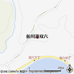 秋田県男鹿市船川港双六周辺の地図