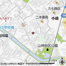 秋田県潟上市昭和大久保山神15周辺の地図