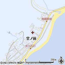 秋田県男鹿市船川港女川堂ノ前25-20周辺の地図