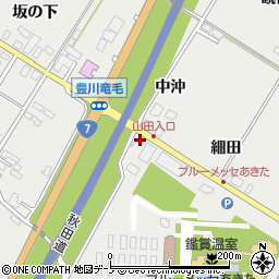 ＪＡ昭和ＳＳ周辺の地図