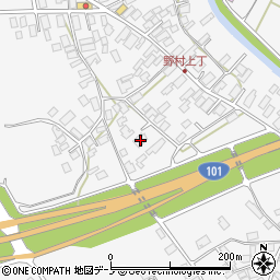 秋田県潟上市昭和大久保北野大崎道添225-1周辺の地図