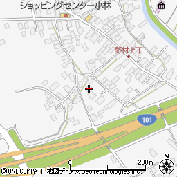 秋田県潟上市昭和大久保北野大崎道添126-1周辺の地図