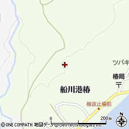 秋田県男鹿市船川港椿岩山田周辺の地図