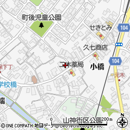 鎌田生花店周辺の地図