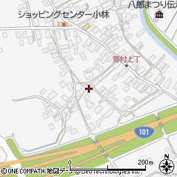 秋田県潟上市昭和大久保北野大崎道添134周辺の地図