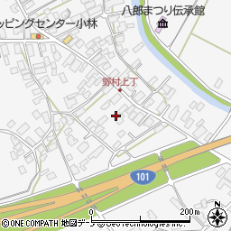 秋田県潟上市昭和大久保北野大崎道添134-3周辺の地図