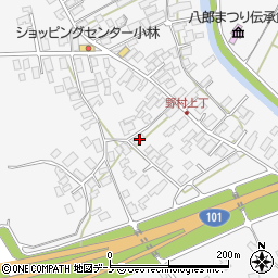 秋田県潟上市昭和大久保北野大崎道添137周辺の地図