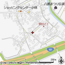 秋田県潟上市昭和大久保北野大崎道添137周辺の地図