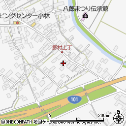 秋田県潟上市昭和大久保北野大崎道添143周辺の地図