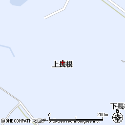 秋田県男鹿市船川港女川上長根周辺の地図