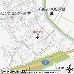 秋田県潟上市昭和大久保北野大崎道添141周辺の地図