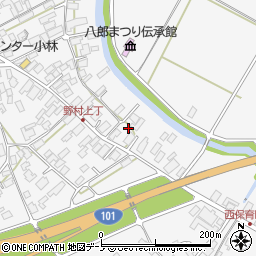秋田県潟上市昭和大久保北野大崎道添230周辺の地図