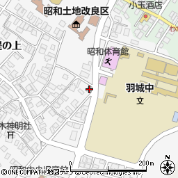 秋田県潟上市昭和大久保堤の上94周辺の地図