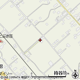 秋田県潟上市天王持谷地22周辺の地図