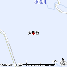 秋田県男鹿市船川港女川大坂台周辺の地図