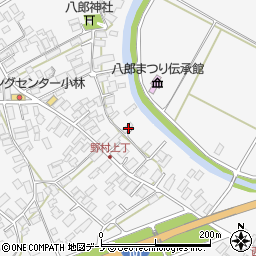 秋田県潟上市昭和大久保北野大崎道添233-5周辺の地図