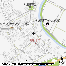 秋田県潟上市昭和大久保北野大崎道添160-1周辺の地図