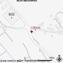 秋田県潟上市昭和大久保北野蓮沼前山65周辺の地図