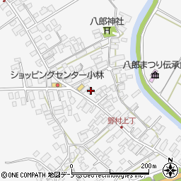 秋田県潟上市昭和大久保北野大崎道添164周辺の地図
