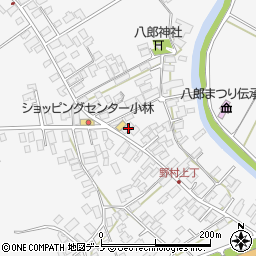 秋田県潟上市昭和大久保北野大崎道添166周辺の地図