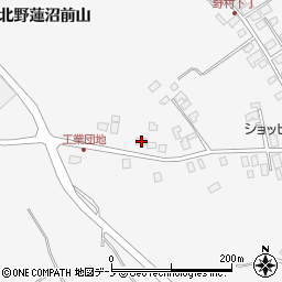 秋田県潟上市昭和大久保北野蓮沼前山45周辺の地図