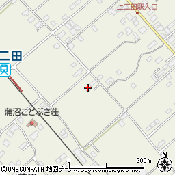 秋田県潟上市天王持谷地32周辺の地図