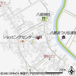 秋田県潟上市昭和大久保北野大崎道添168-5周辺の地図