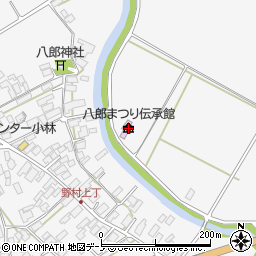 秋田県潟上市昭和大久保音羽下周辺の地図