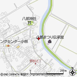 秋田県潟上市昭和大久保北野大崎道添234-16周辺の地図