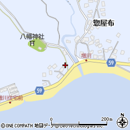 秋田県男鹿市船川港増川宮ノ下51周辺の地図