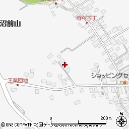 秋田県潟上市昭和大久保北野蓮沼前山46周辺の地図