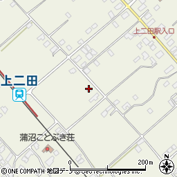秋田県潟上市天王持谷地37-3周辺の地図