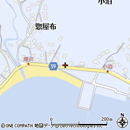 秋田県男鹿市船川港増川小泊103周辺の地図