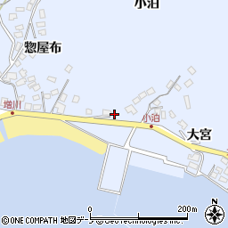 秋田県男鹿市船川港増川小泊84周辺の地図